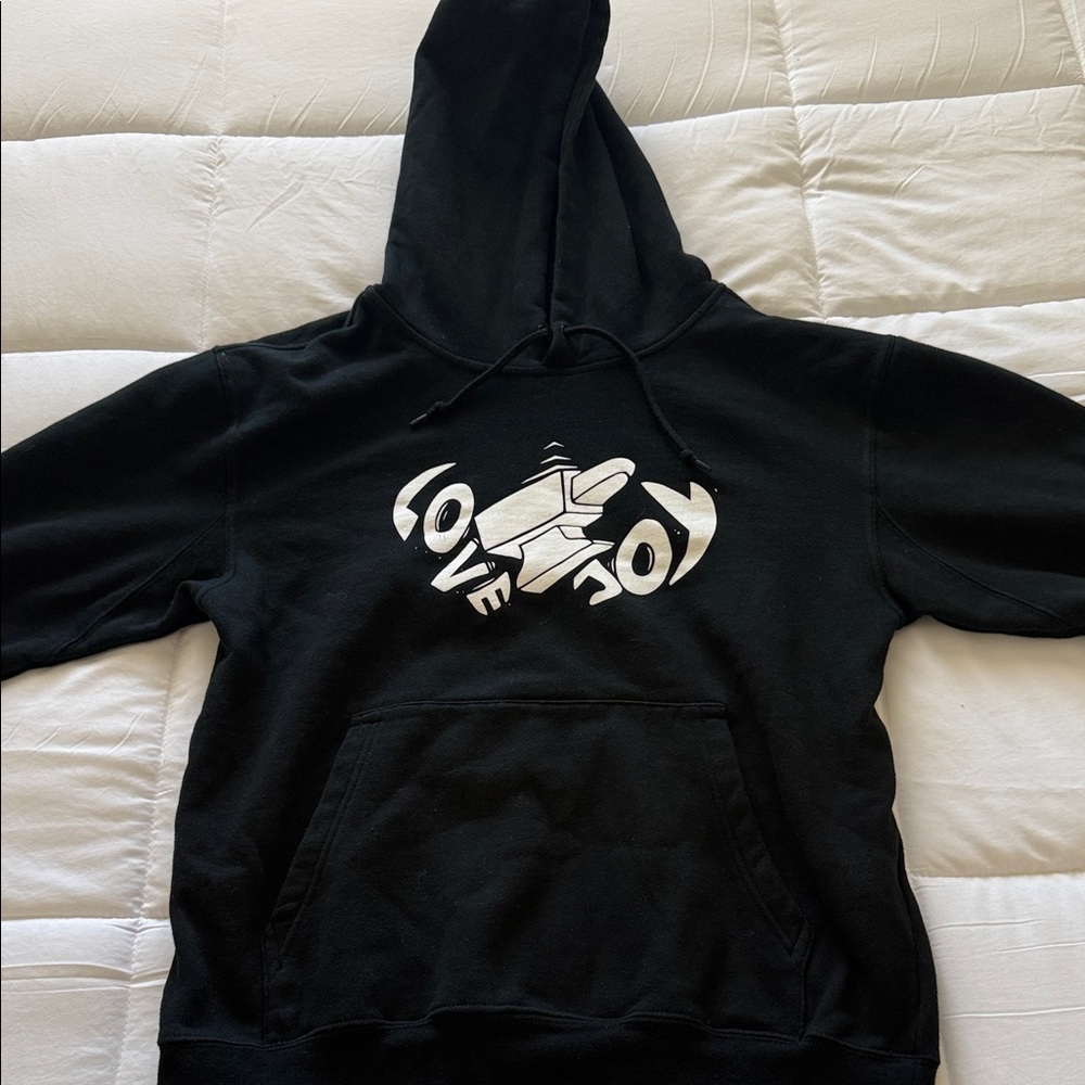 RARE LOVE JOY HOODIE Black Hoodie